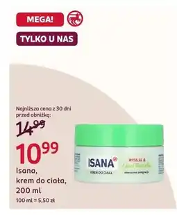 Rossmann Krem do ciała Isana Pitaja i Cream Avocado oferta