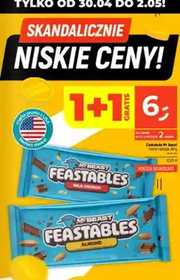 Dealz Czekolada Mr Beast Feastables Almond oferta