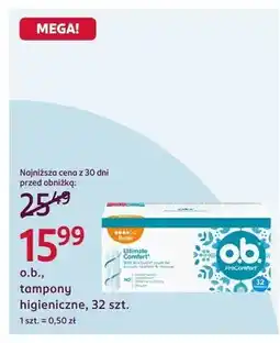 Rossmann Tampony higieniczne o.b. ProComfort oferta
