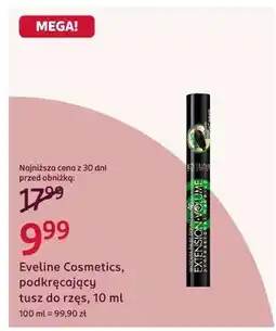Rossmann Podkręcający tusz do rzęs Eveline Cosmetics Extension Volume Diament oferta