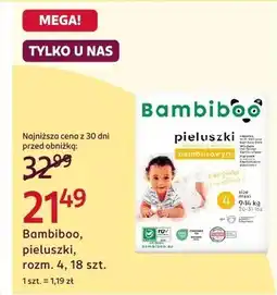 Rossmann Pieluszki bambusowe Bambiboo rozmiar 4 oferta