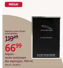 Rossmann Woda toaletowa dla mężczyzn Jaguar Classic Black oferta