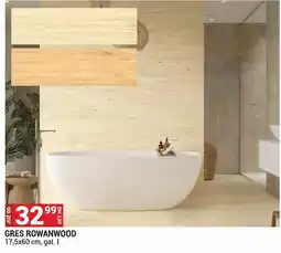 Merkury Market Gres ROWANWOOD 17,5x60cm gat. I oferta