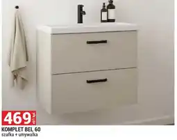 Merkury Market Komplet Bel 60 szafka i umywalka seria Bel kolor kaszmir oferta