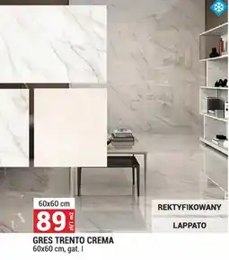 Merkury Market Gres TRENTO CREMA 60x60cm gat. I rektyfikowany lappato oferta