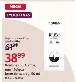 Rossmann Nawilżający krem do twarzy Routines by Alkmie oferta