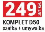 Merkury Market Komplet D50 szafka i umywalka seria Pik kolor biały oferta
