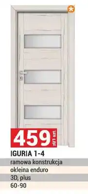 Merkury Market Drzwi IGURIA 1-4 ramowa konstrukcja okleina enduro 3D plus 60-90 oferta
