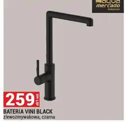 Merkury Market Bateria Vini Black zlewozmywakowa czarna oferta