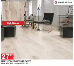Merkury Market Panel podłogowy Swiss Krono Dąb Davos 8mm AC4 klasa użyteczności 32 oferta