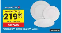 Merkury Market Porcelanowy serwis obiadowy Marlin oferta