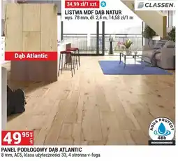 Merkury Market Panel podłogowy Dąb Atlantic Classen 8mm AC5 klasa użyteczności 33 4-stronna v-fuga oferta