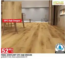 Merkury Market Panel winylowy SPC Dąb Oregon grubość 4mm klasa użyteczności 31 Parquet&Mercado oferta