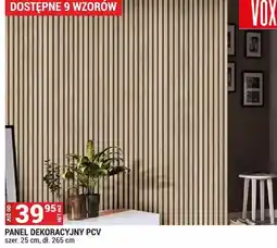 Merkury Market Panel dekoracyjny PCV Vox szer. 25cm dł. 265cm dostępne 9 wzorów oferta