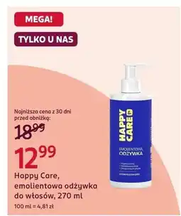 Rossmann Emolientowa odżywka do włosów Happy Care oferta