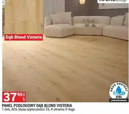 Merkury Market Panel podłogowy Dąb Blond Visteria Kronostep 7mm AC5 klasa użyteczności 33 4-stronna V-fuga oferta