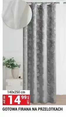 Merkury Market Gotowa firana na przelotach 140x250cm oferta