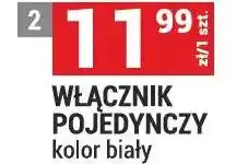 Merkury Market Włącznik pojedynczy Simon 10 kolor biały oferta
