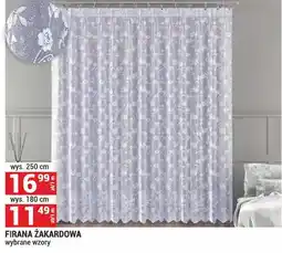 Merkury Market Firana żakardowa wys. 180cm oferta