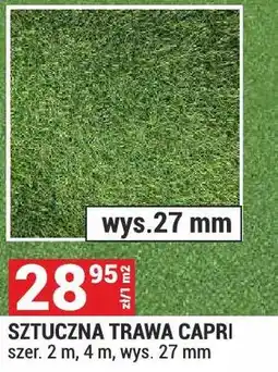 Merkury Market Sztuczna trawa Capri wys. 27mm szer. 2m 4m oferta