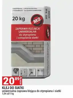 Merkury Market Klej do siatki M2 uniwersalna zaprawa klejąca do styropianu i siatki oferta
