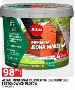 Merkury Market Impregnat do drewna ogrodowego i betonowych płotów Altax oferta