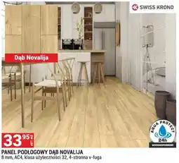 Merkury Market Panel podłogowy Dąb Novalija Swiss Krono 8mm AC4 klasa użyteczności 32 4-stronna v-fuga oferta