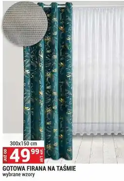 Merkury Market Gotowa firana na taśmie 300x150cm oferta