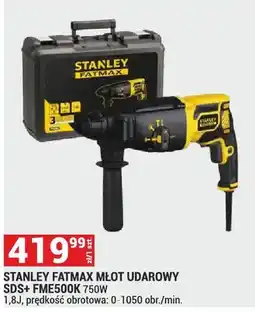 Merkury Market Młot udarowy Stanley Fatmax SDS+ FME500K 750W oferta