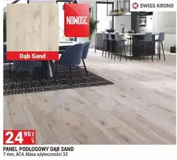 Merkury Market Panel podłogowy Swiss Krono Dąb Sand 7mm AC4 klasa użyteczności 32 oferta
