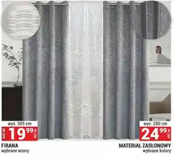 Merkury Market Materiał zasłonowy wys. 280cm oferta