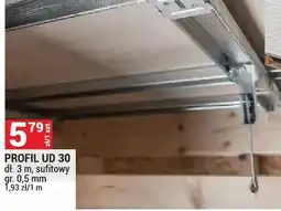 Merkury Market Profil UD 30 dł. 3m sufitowy gr. 0,5mm oferta