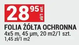 Merkury Market Folia żółta ochronna 4x5m 45µm 20m2 oferta