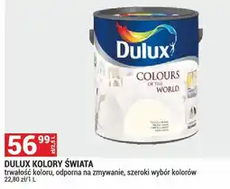 Merkury Market Dulux Kolory Świata farba lateksowa trwałość koloru odporna na zmywanie szeroki wybór kolorów oferta