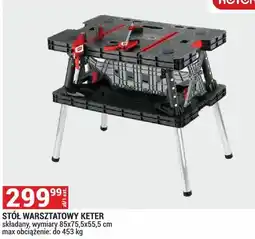 Merkury Market Stół warsztatowy Keter składany 85x75,5x55,5cm oferta