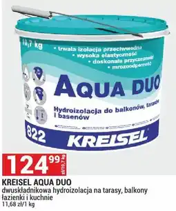 Merkury Market Kreisel Aqua Duo hydroizolacja do balkonów tarasów łazienki i kuchni dwuskładnikowa oferta
