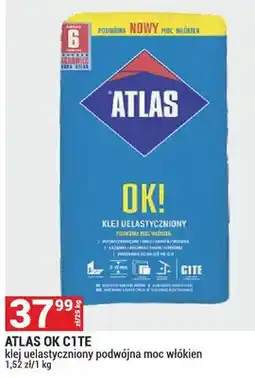 Merkury Market Atlas OK C1TE klej uelastyczniony podwójna moc włókien oferta