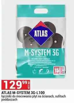 Merkury Market Atlas M-System 3g-L100 łączniki do mocowania płyt na ścianach sufitach poddaszach oferta