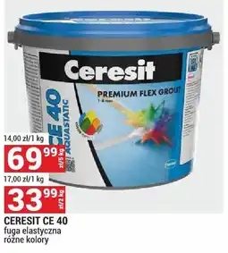 Merkury Market Ceresit CE 40 fuga elastyczna różne kolory oferta