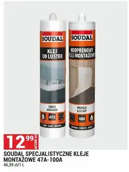 Merkury Market Soudal Specjalistyczne Kleje Montażowe 47A-100A oferta
