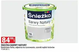 Merkury Market Śnieżka Barwy Natury lateksowa farba odporna na szorowanie szeroki wybór kolorów oferta