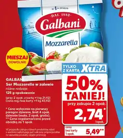 Kaufland Mozzarella Galbani oferta
