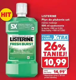 Kaufland Płyn do płukania Listerine oferta