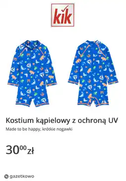 KiK Kostium kąpielowy z ochroną UV oferta