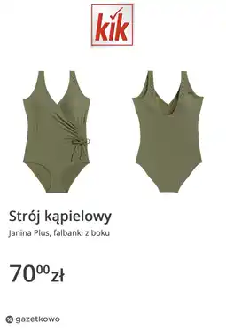 KiK Strój kąpielowy Janina Plus, falbanki z boku oferta