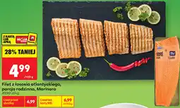 Biedronka Filet z łososia atlantyckiego, porcja rodzinna, Marinero oferta