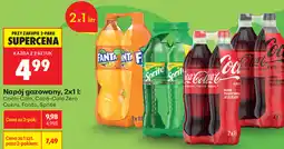 Biedronka Napój gazowany, 2x1 l: Coca-Cola, Coca-Cola Zero Cukru, Fanta, Sprite oferta