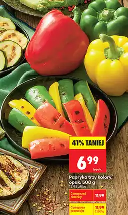 Biedronka Papryka trzy kolory, opak oferta