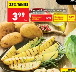 Biedronka Ziemniaki wczesne na wagę oferta