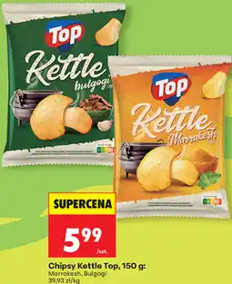 Biedronka Chipsy Kettle Top oferta